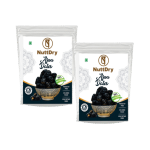 Premium Fresh Saudi Ajwa Dates Original 400g, 2 Packs of 200g