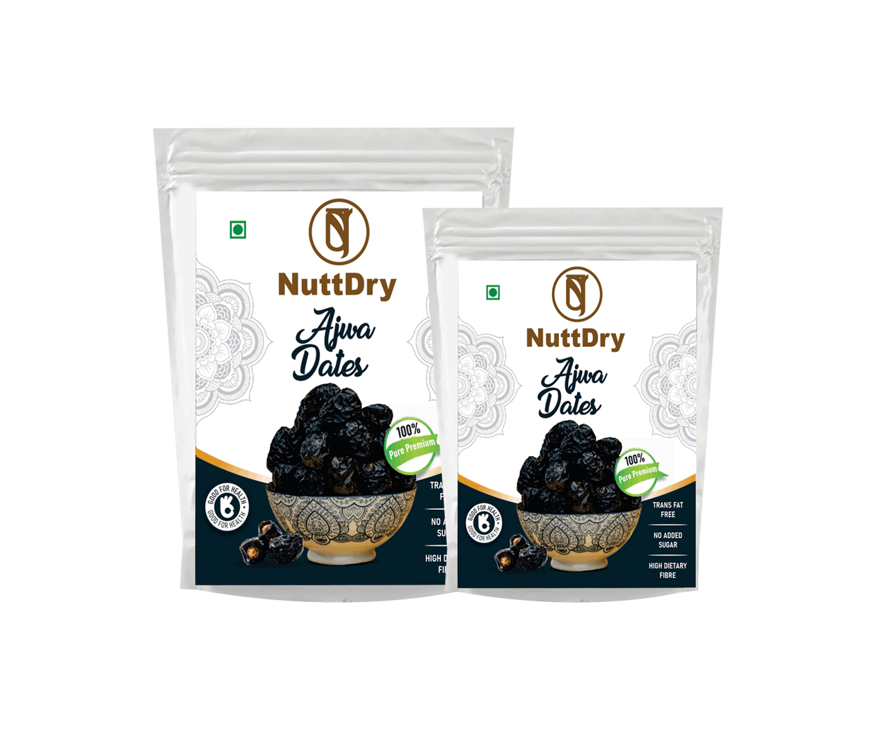 Premium Fresh Saudi Ajwa Dates Original 700g (500gm + 200gm)