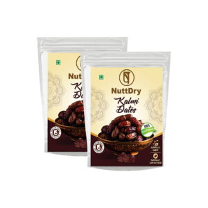 Premium Fresh Saudi Kalmi (Safawi) Dates Original 400g, 2 Packs of 200g