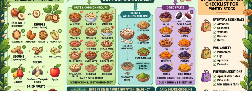 Dry Fruits and Nuts List: The Complete Guide | NuttDry