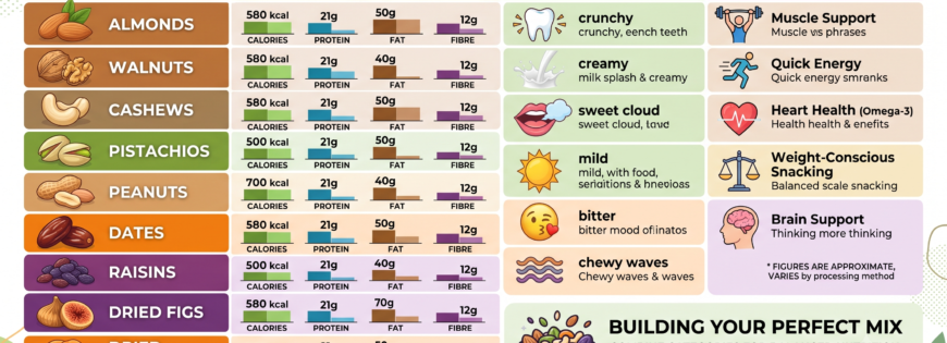 Different Dry Fruits Compared: Nutrition Guide | NuttDry