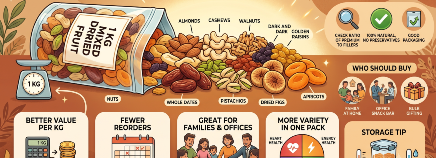 1Kg Mixed Dried Fruit: Buying Guide | NuttDry