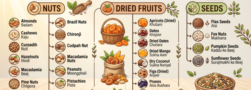 All Dry Fruits Name List (A–Z) | NuttDry