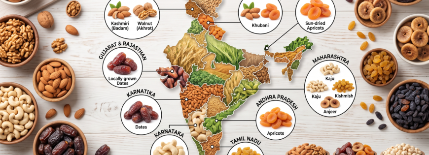 Types of Dry Fruits in India: Region-Wise Guide | NuttDry