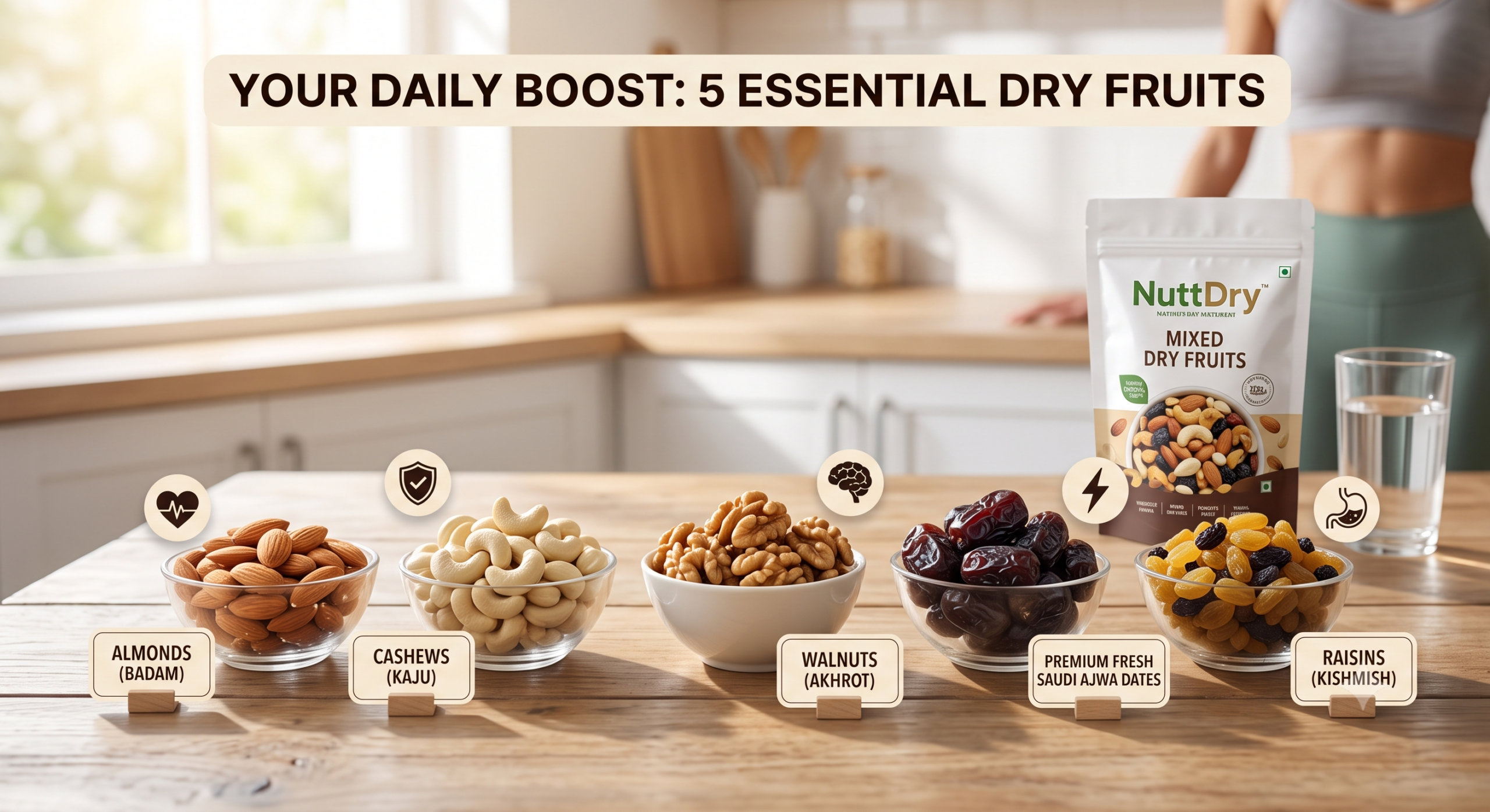 5 Dry Fruits You Should Eat Every Day for Better Health | NuttDry